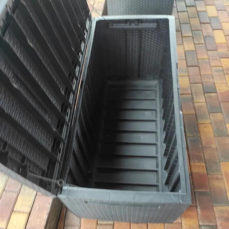 Сундук Ратан Капри (RATTAN STORAGE BOX CAPRI) 305л, графит