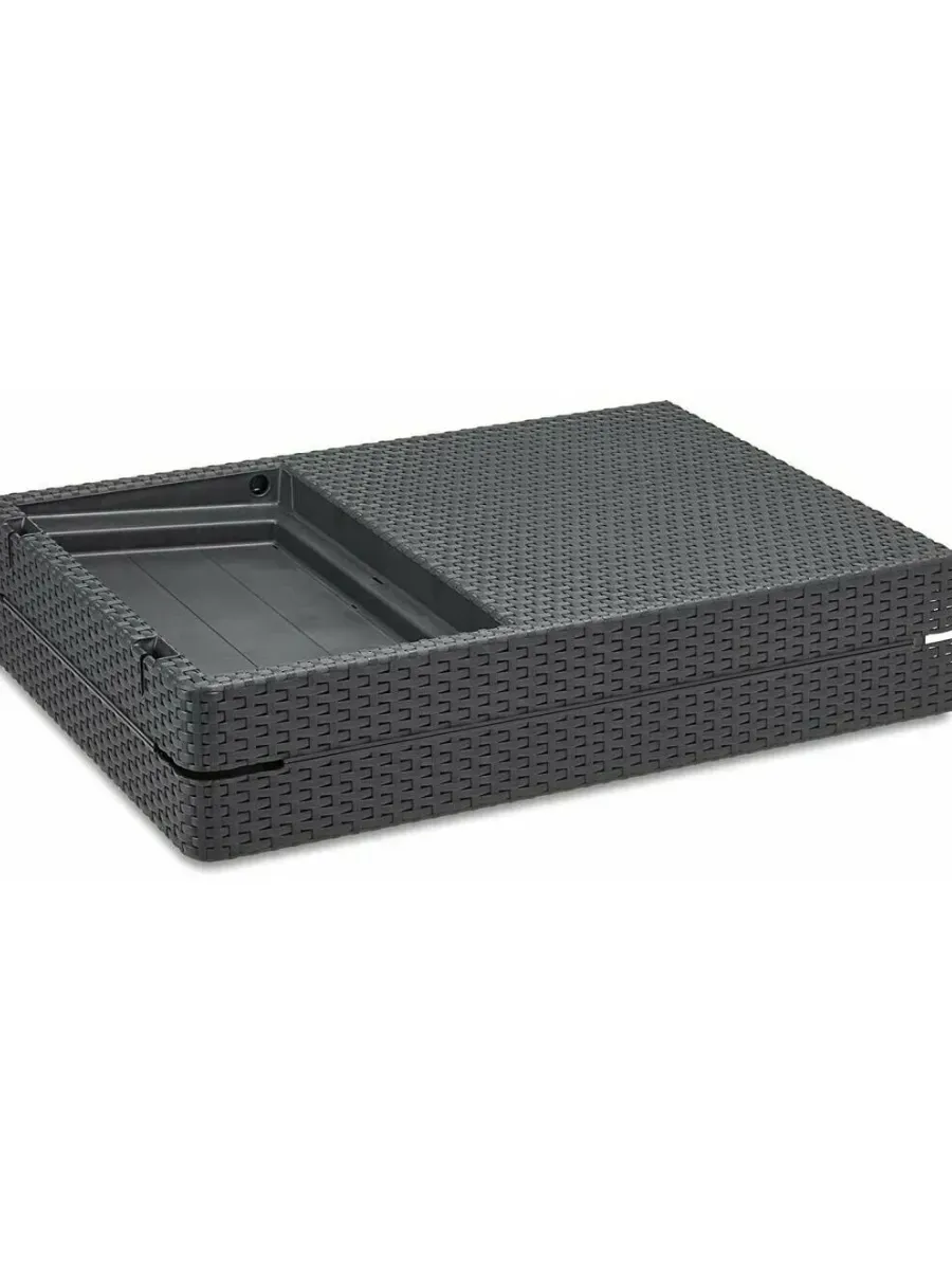 Комплект из двух шезлонгов Джайпур (Jaipur) и стол Виго (Vigo storage box) графит