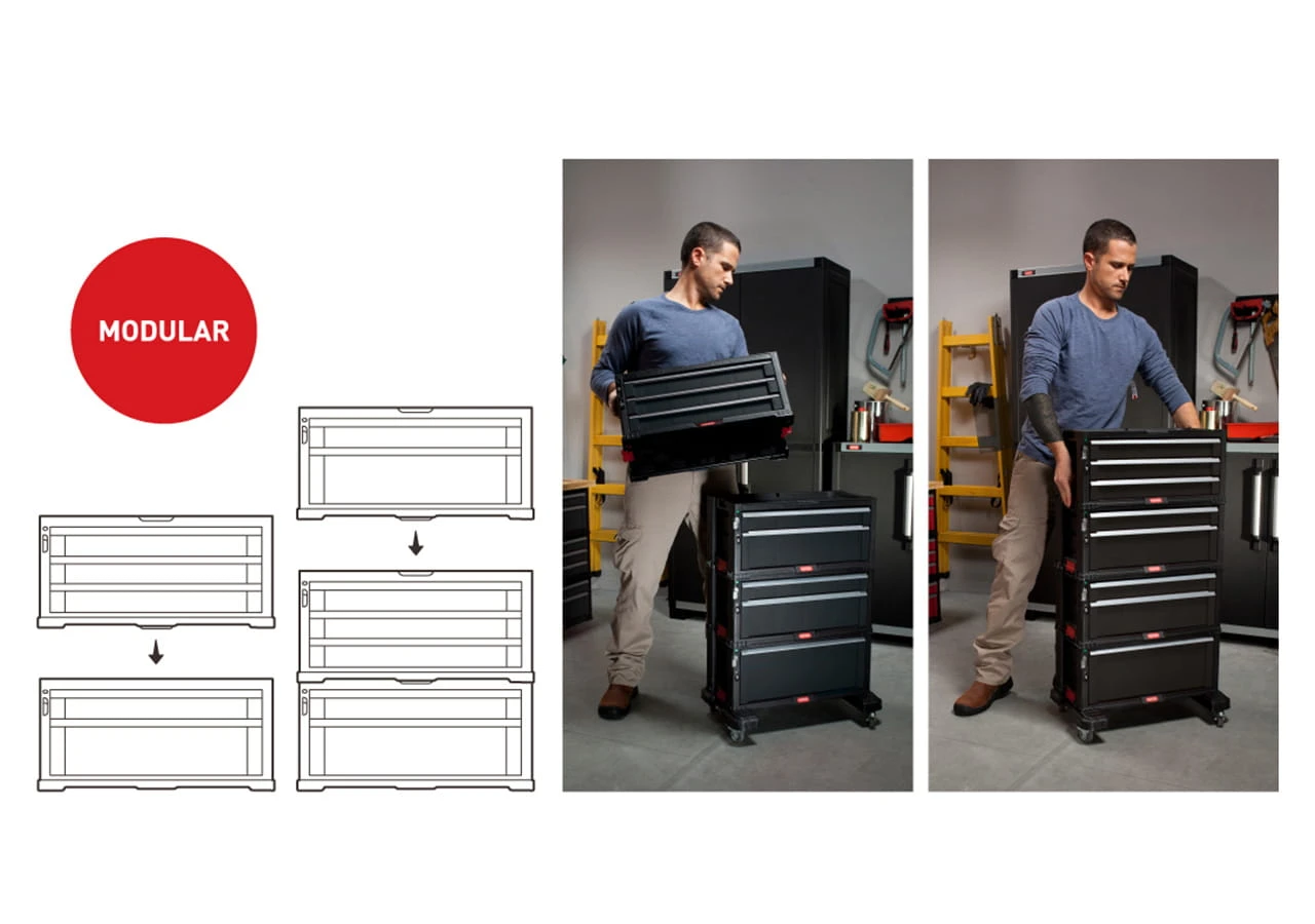 Ящик для инструментов Keter 8 Drawer Tool Chest System 17200082