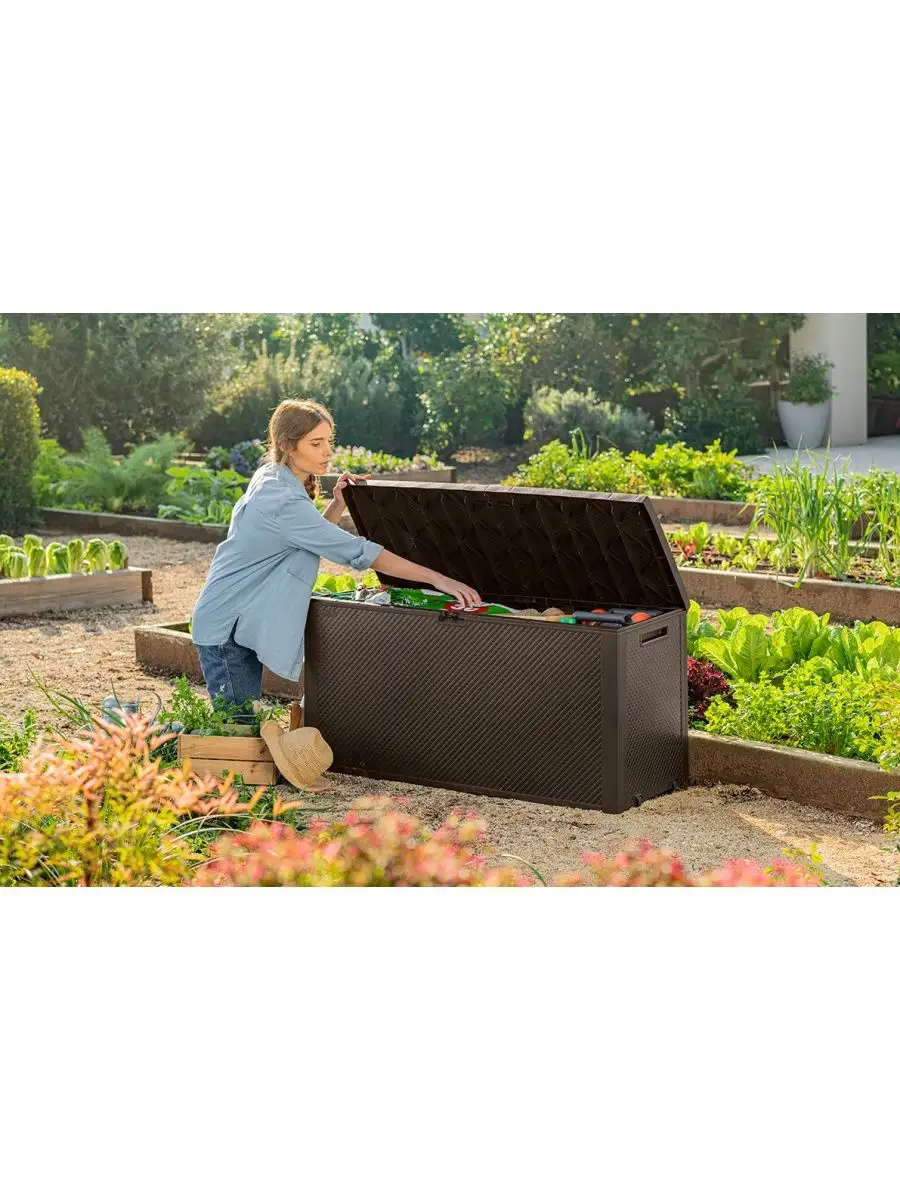 Сундук Эмили (EMILY STORAGE BOX) 280л, коричневый