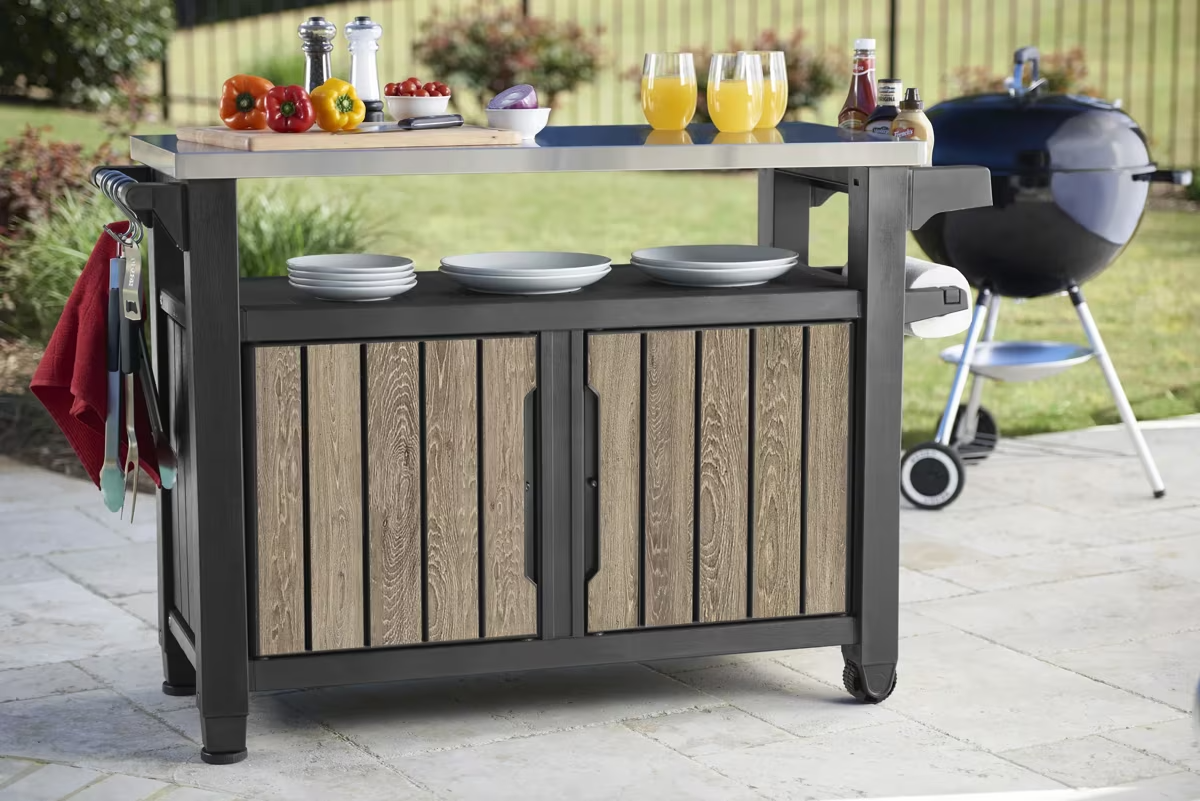 Стол для барбекю Деко 207 Л (Deco Unity XL 207L Ashwood) светло-коричневый