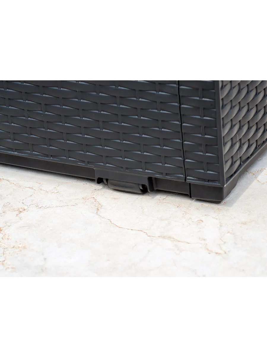 Сундук Ратан Капри (RATTAN STORAGE BOX CAPRI) 305л, графит