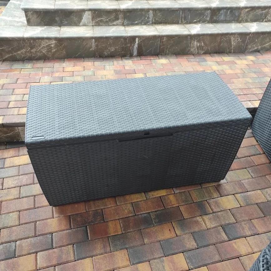 Сундук Ратан Капри (RATTAN STORAGE BOX CAPRI) 305л, графит