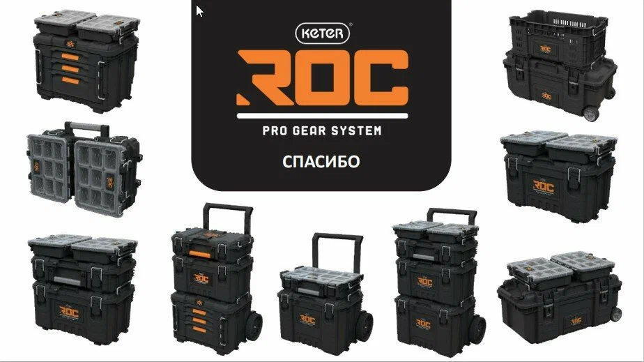 Модульная система KETER ROC PRO GEAR MODEL 17200060