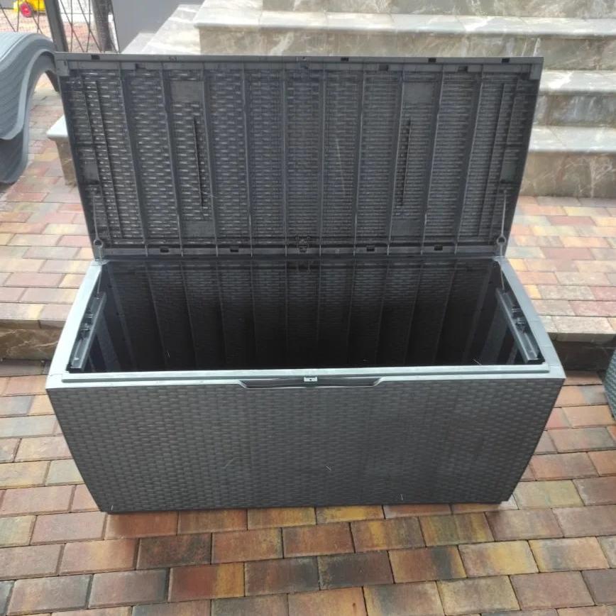 Сундук Ратан Капри (RATTAN STORAGE BOX CAPRI) 305л, графит