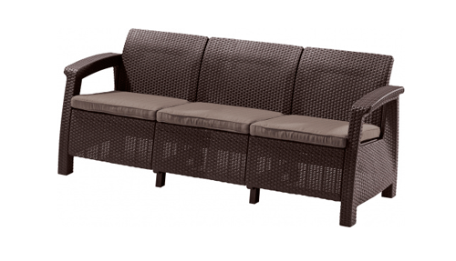 Диван пластиковый Корфу Макс (Corfu Love Seat Max)