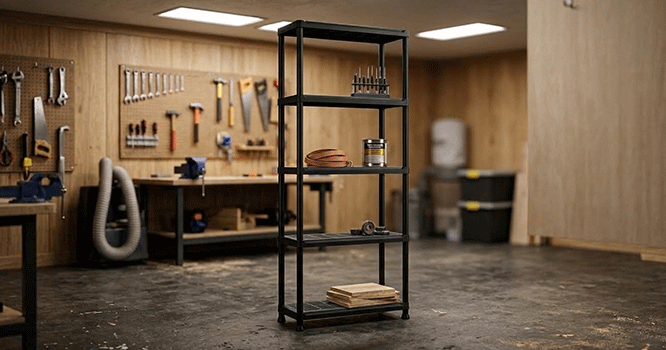 Стеллаж Keter PLUS Shelf 75/5, пять полок