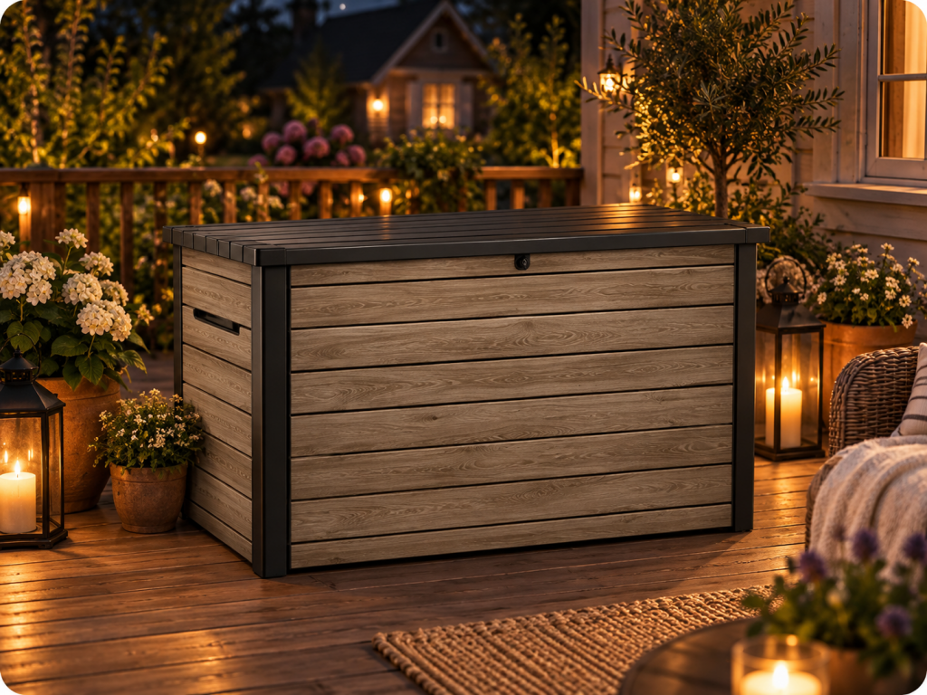 Сундук Keter Deco 870 L Ashwood светло-коричневый