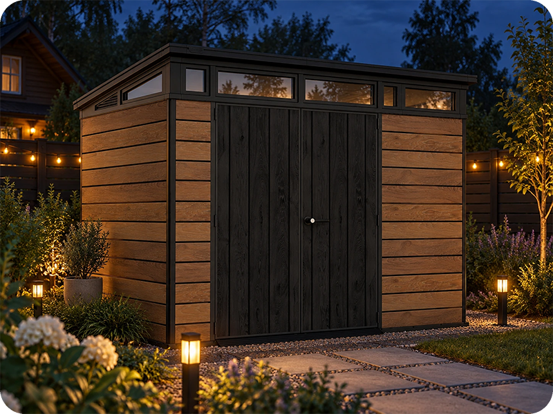Сарай Keter Pent 9x7 темно-коричневый