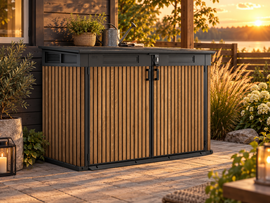 Уличный шкаф Keter Horizontal Shed 2020 L Venetian Brown
