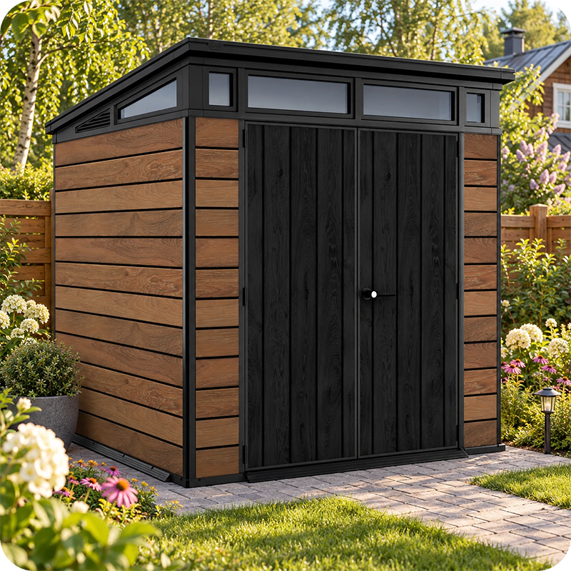 Сарай Keter Pent 7x7 темно-коричневый