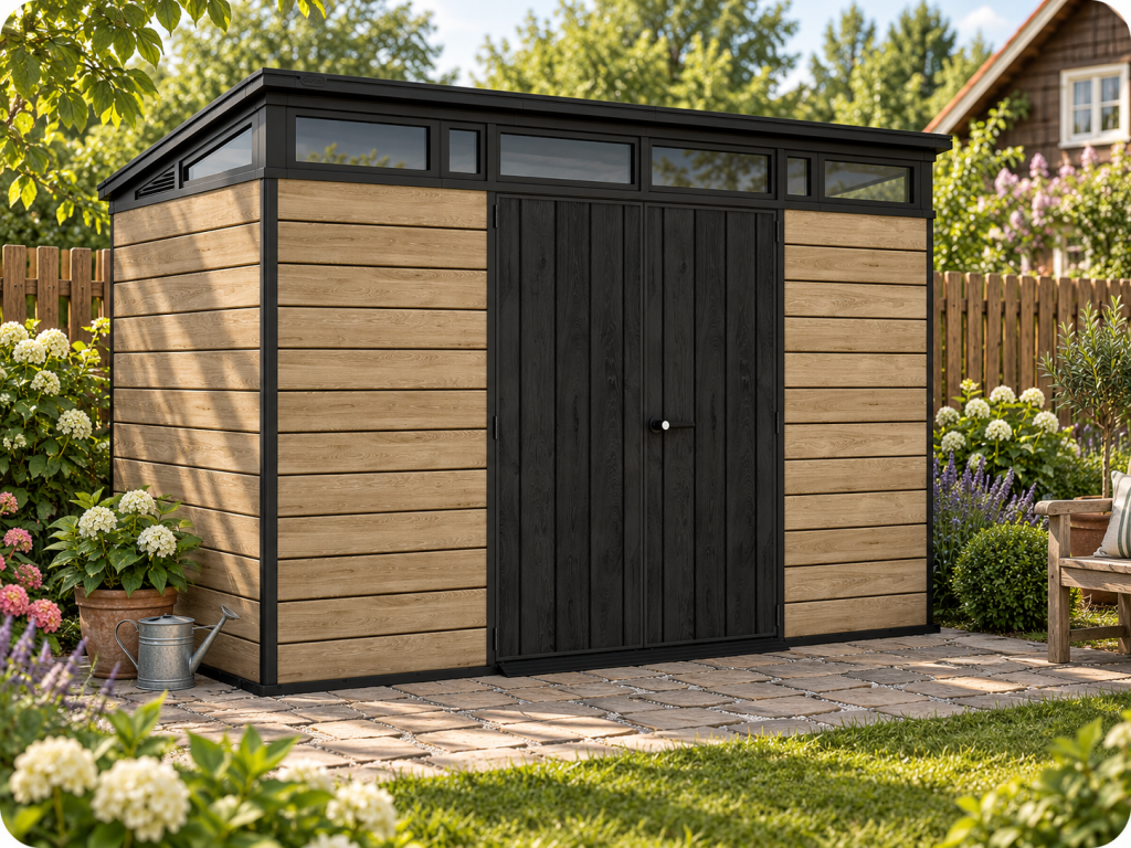 Сарай Keter Pent 11x7 светло-коричневый Ashwood