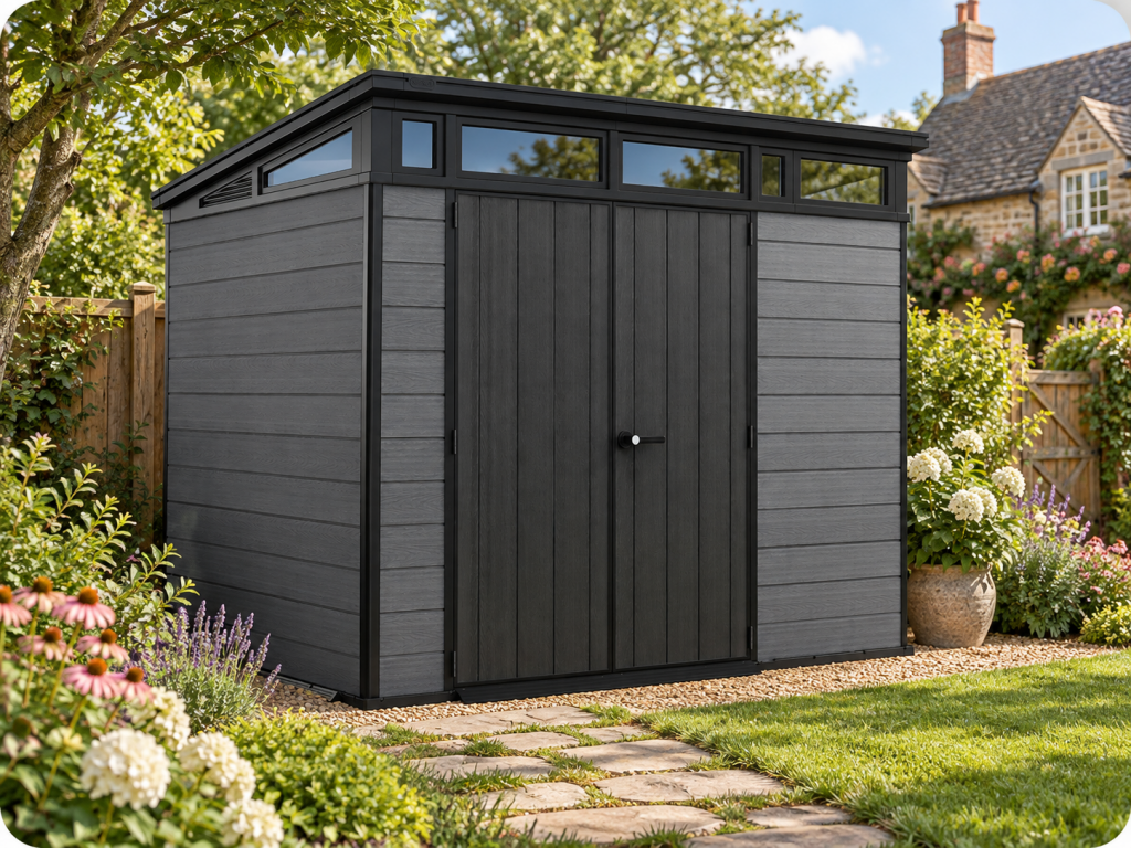 Сарай Keter Cortina 9x7 серый