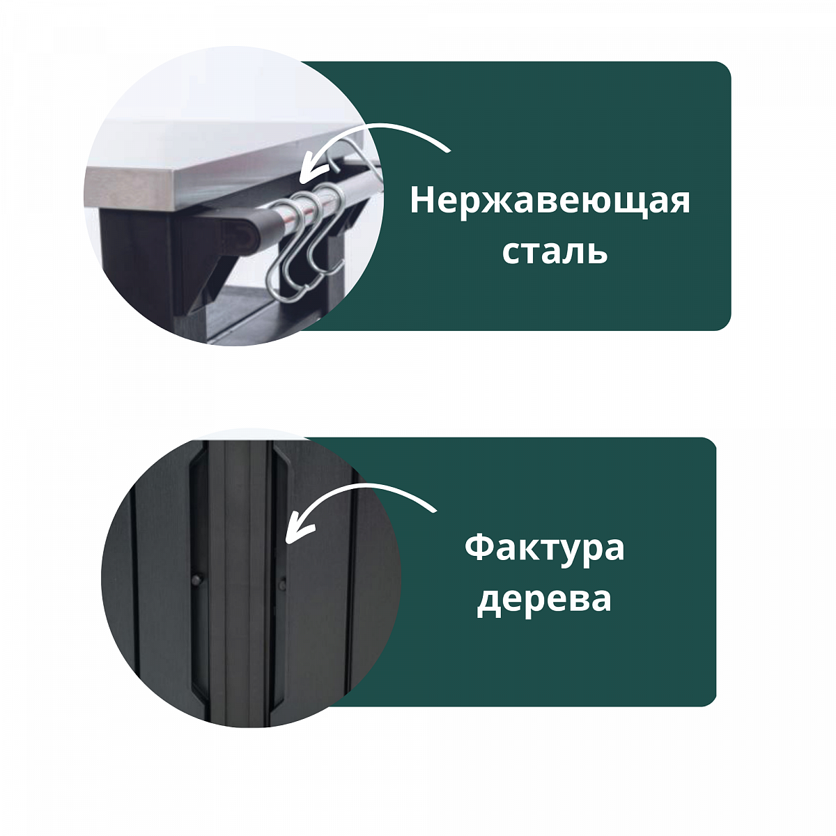 Стол для барбекю 105л (Unity 105L) графит