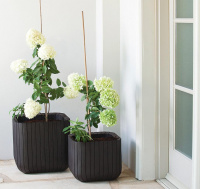 Кашпо Куб S (Keter cube planter S) графит