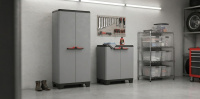 Комплект для хранения:  Хозяйственный шкаф StiloTall Cabinet + Шкаф хозяйственный Stilo Cabinet Low