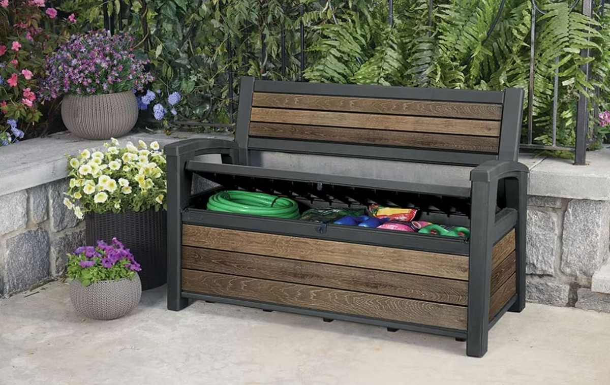 Скамья ДЕКО орех (Deco Garden Bench) 227 л. 