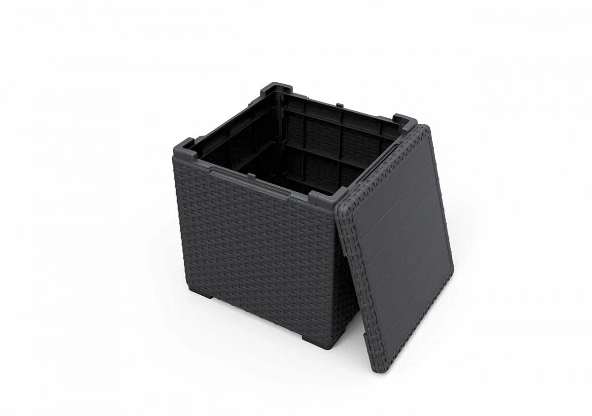 Комплект из двух шезлонгов Джайпур (Jaipur) и стол Виго (Vigo storage box) графит