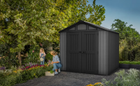 Сарай "Стронгхолд 8x8" (размеры 252 x 231 см) серый (Stronghold)
