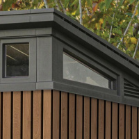 Комплект для хранения: сарай "Pent 9x7" + уличный шкаф "Horizontal Shed" 2020л (коричневый)