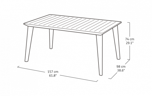 Комплект Делано со столом Лима 160 (Delano set with Lima table 160) графит