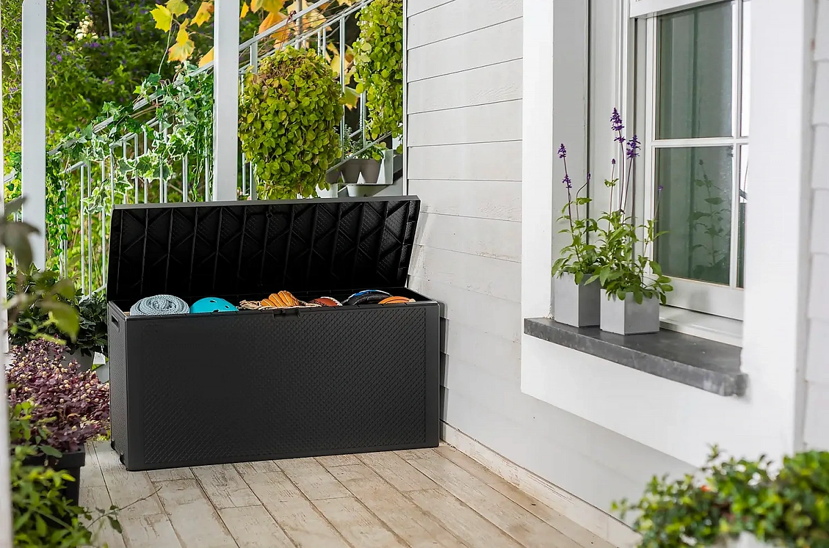Сундук Эмили (EMILY STORAGE BOX) 280л, графит