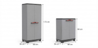 Комплект для хранения:  Хозяйственный шкаф StiloTall Cabinet + Шкаф хозяйственный Stilo Cabinet Low