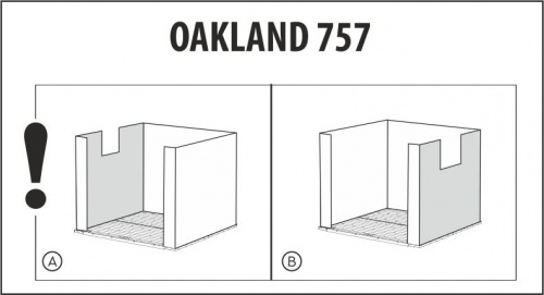 Сарай под покраску Окланд 757 (Oakland 757), серый